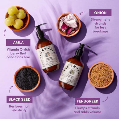 Fable & Mane | Volumizing Shampoo and Conditioner Set