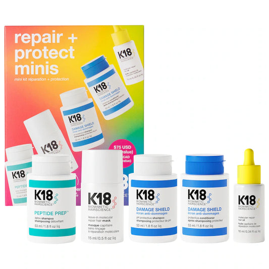 K18 Biomimetic | Hairscience  Repair + Protect Minis Kit