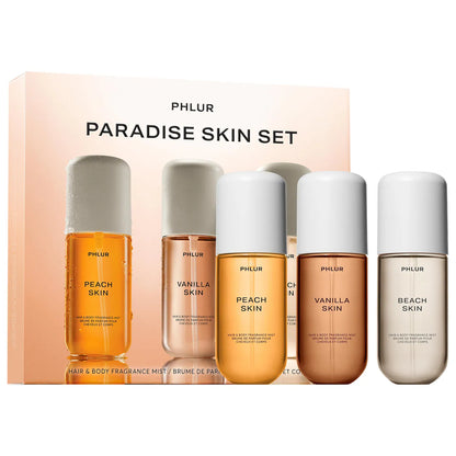 PHLUR | Paradise Skin Hair and Body Fragrance Mist Set