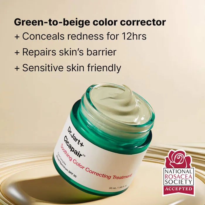 Dr. Jart+ | Cicapair™ Soothing Color Correcting Treatment SPF 30 with Centella Asiatica Extracts