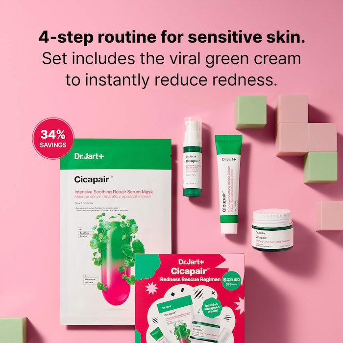 Dr. Jart+ | Cicapair™ Redness Rescue Regimen Kit with Centella Asiatica
