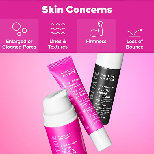 Paula's Choice | Plump & Glow 3-Step Kit for Clear, Firm Skin
