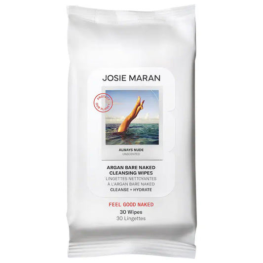 Josie Maran | Argan Bare Naked Cleansing Wipes 30 ct