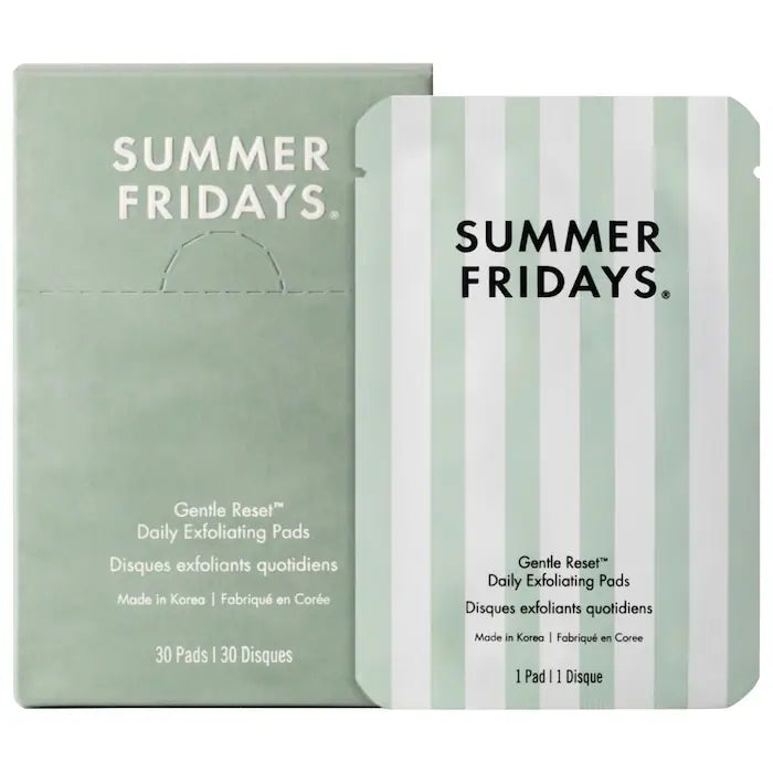 Summer Fridays | Gentle Reset Daily Exfoliating Pads to Smooth + Minimize Pores with AHAs