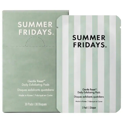 Summer Fridays | Gentle Reset Daily Exfoliating Pads to Smooth + Minimize Pores with AHAs
