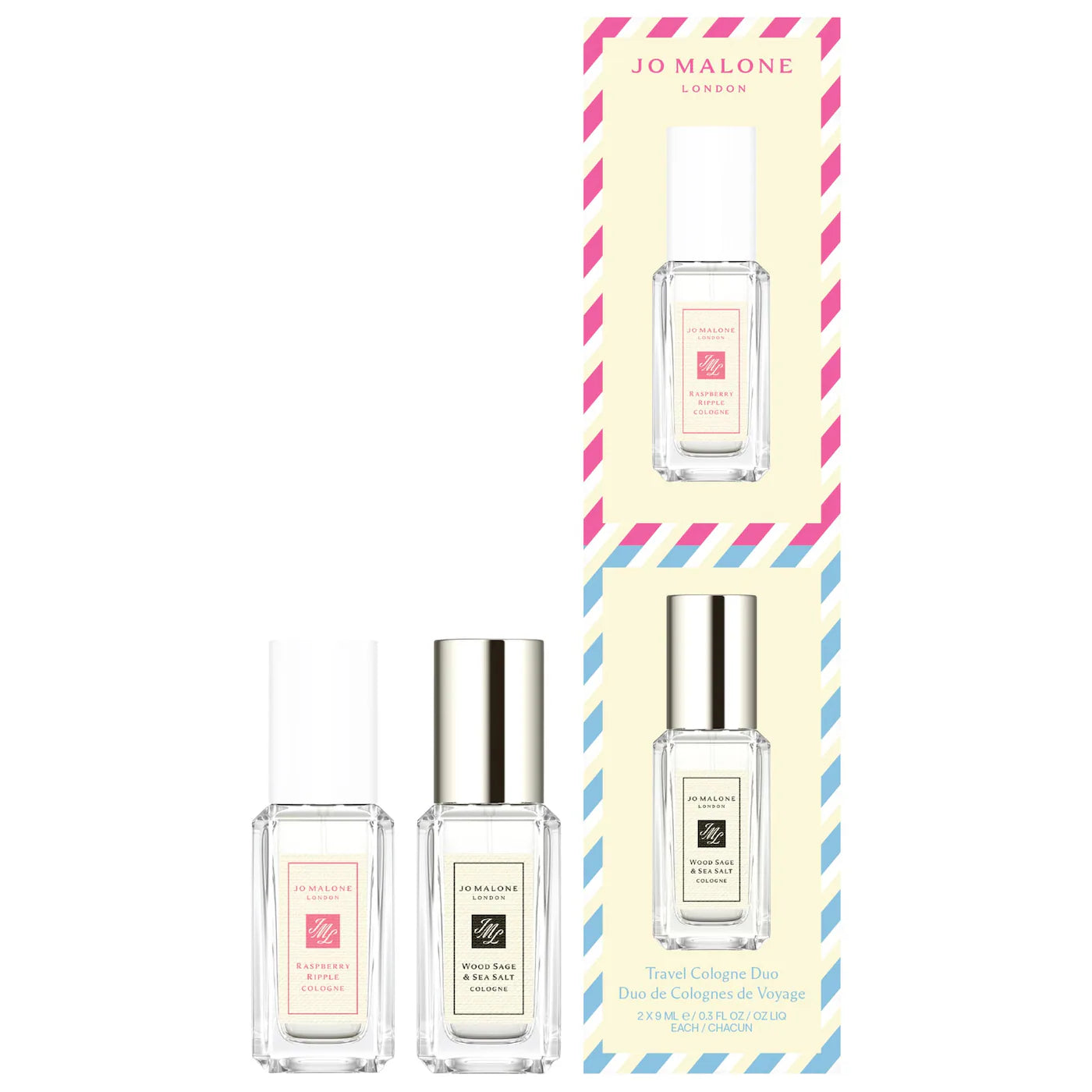 Jo Malone London | Mini Raspberry Ripple & Wood Sage & Sea Salt Cologne Set Duo