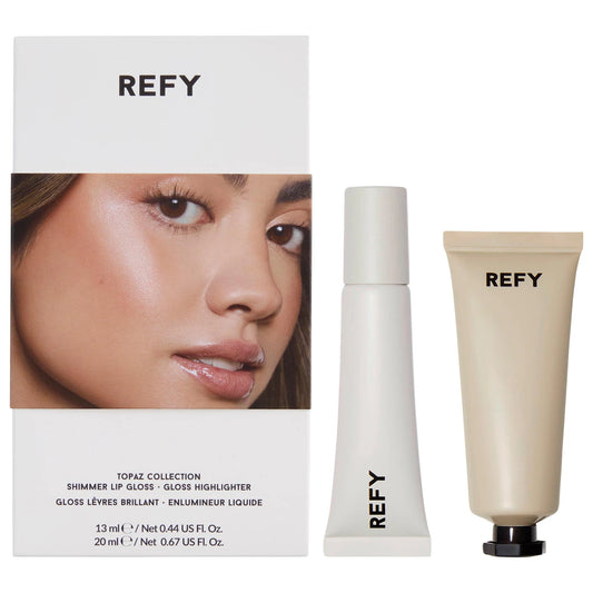 REFY | Topaz Collection: Shimmer Lip Gloss & Liquid Highlighter Set
