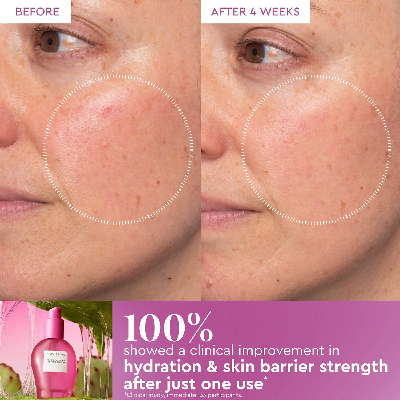 Glow Recipe | Prickly Pear Peptide Bouncy + Hydrating Skin Barrier Vegan Mucin Serum