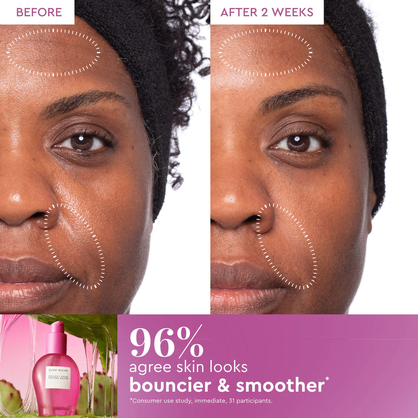 Glow Recipe | Prickly Pear Peptide Bouncy + Hydrating Skin Barrier Vegan Mucin Serum