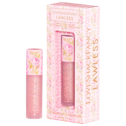 LAWLESS x LoveShackFancy | Forget The Filler Lip Plumper Line Smoothing Gloss