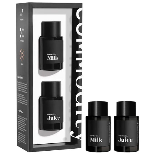 Commodity | Mini Juice & Milk Expressive Eau de Parfum Fragrance Duo Set