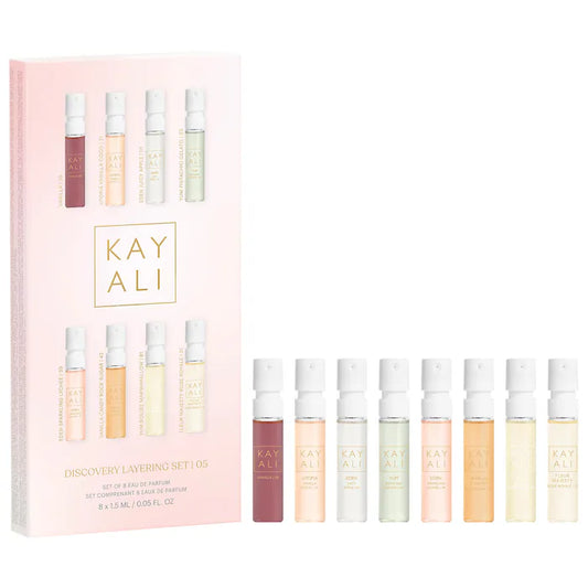 Kayali | Mini set de muestra de perfume Discovery Layering