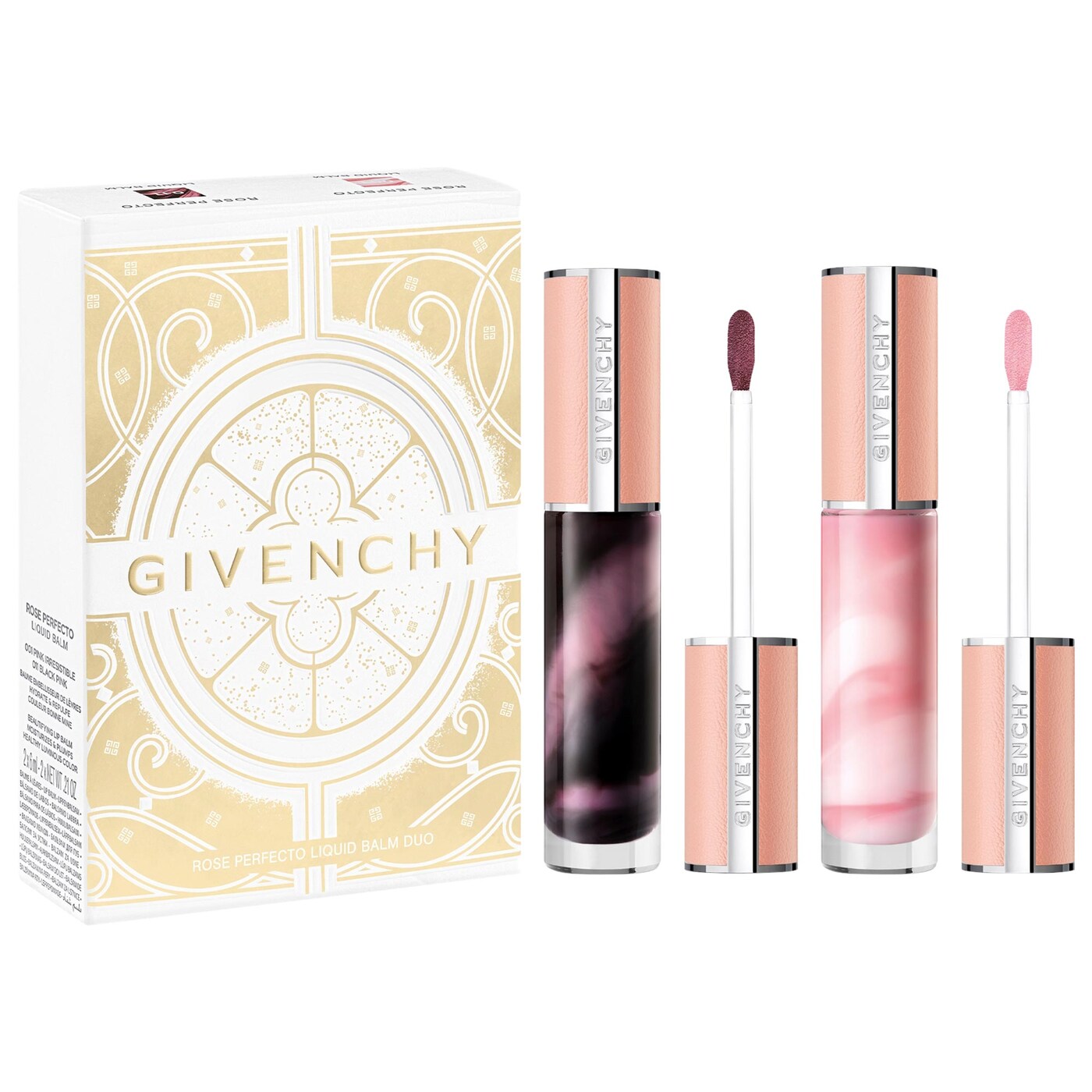 Givenchy | Limited Edition Rose Perfecto Tinted Liquid Balm Duo Set
