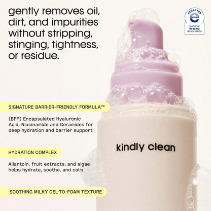 Sincerely Yours | Kindly Clean Hydrating and Soothing Foaming Gel Cleanser