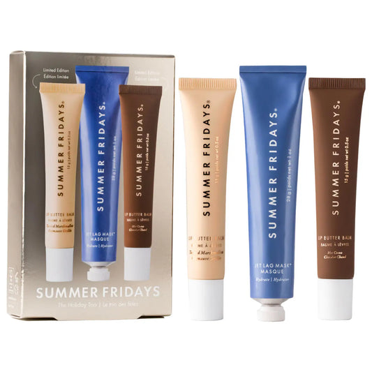 Summer Fridays | The Holiday Trio Set with Lip Butter Balm in Hot Cocoa & Toasted Marshmallow
