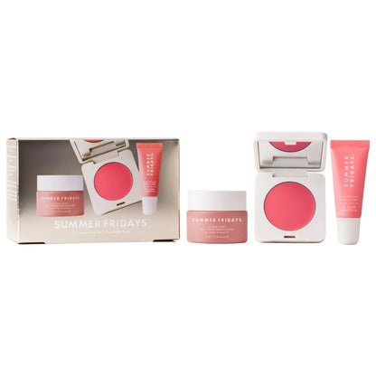 Summer Fridays | The Dewy Pink Set with mini Lip Butter Balm in Pink Sugar