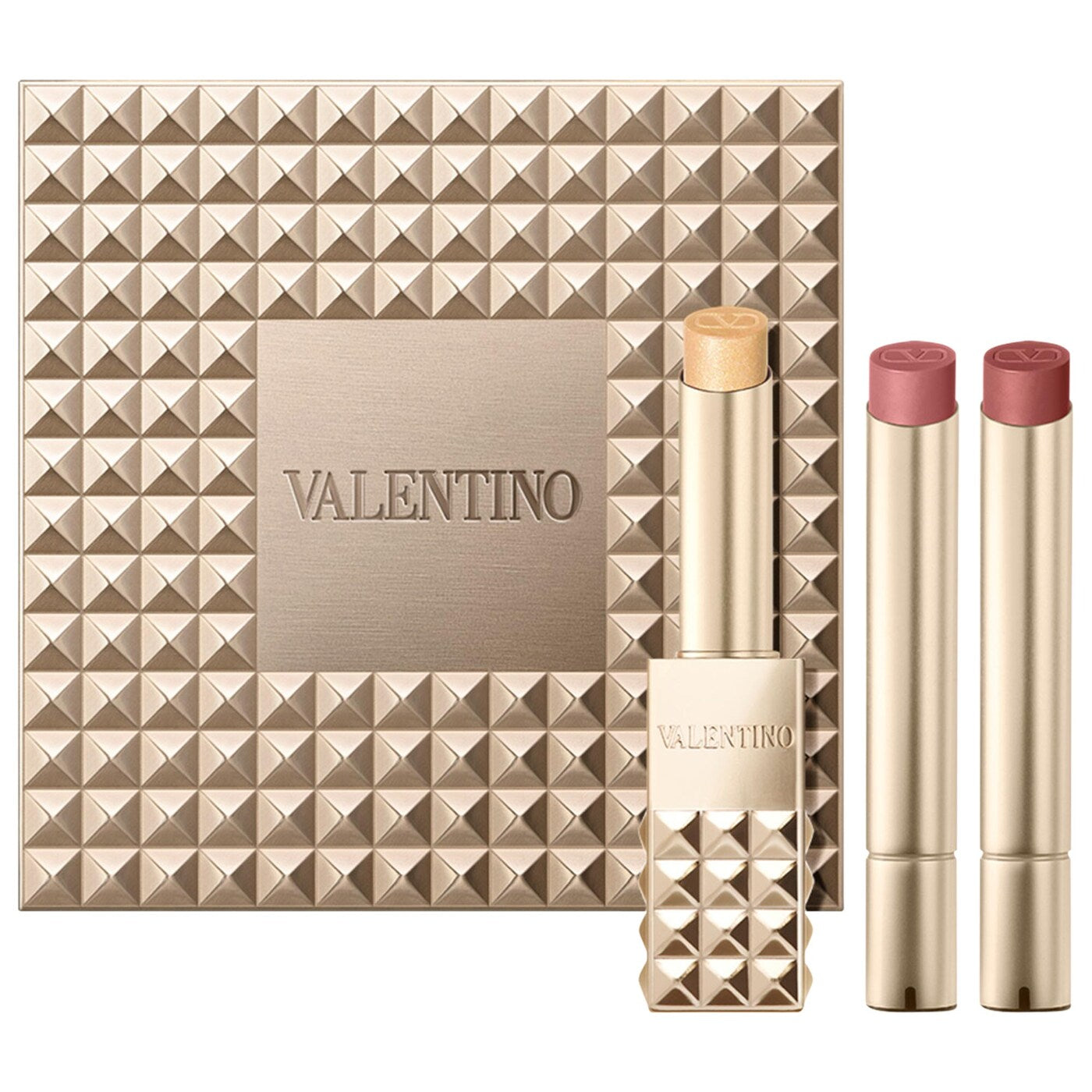 Valentino | Spike Valentino Buttery Matte Refillable Lipstick Trio Set