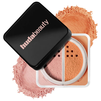 HUDA BEAUTY | Easy Bake Loose Powder Brightening + Correcting Duo