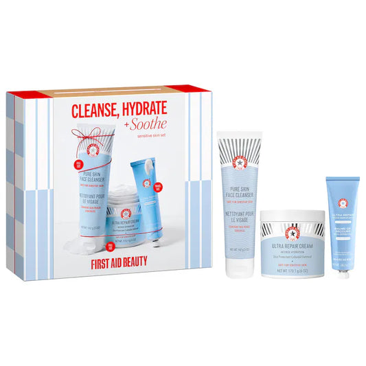 First Aid Beauty | Cleanse, Hydrate + Soothe Holiday Gift Set