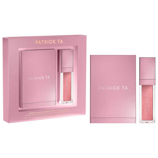 PATRICK TA | Glow and Gloss Set: Major Headlines Blush Duo and Plumping Lip Gloss