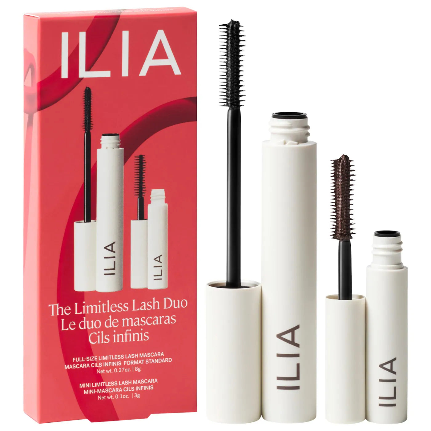 ILIA | The Limitless Lash Duo - Black & Brown Mascara Gift Set