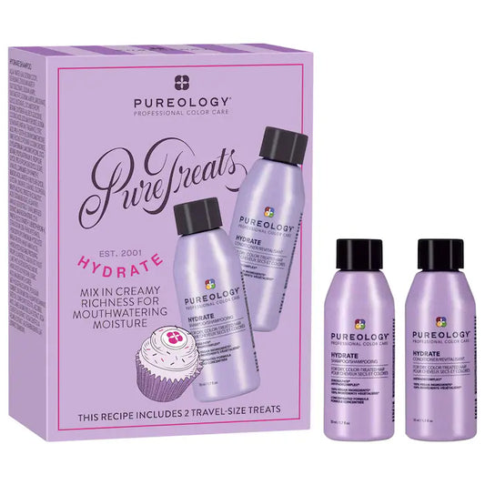 Pureology | Mini Hydrate Shampoo & Conditioner Gift Set for Dry Hair