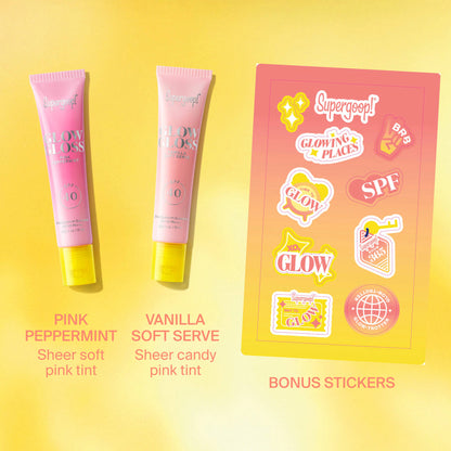 Supergoop! | Lip Service Glossy Balm SPF 40 Duo