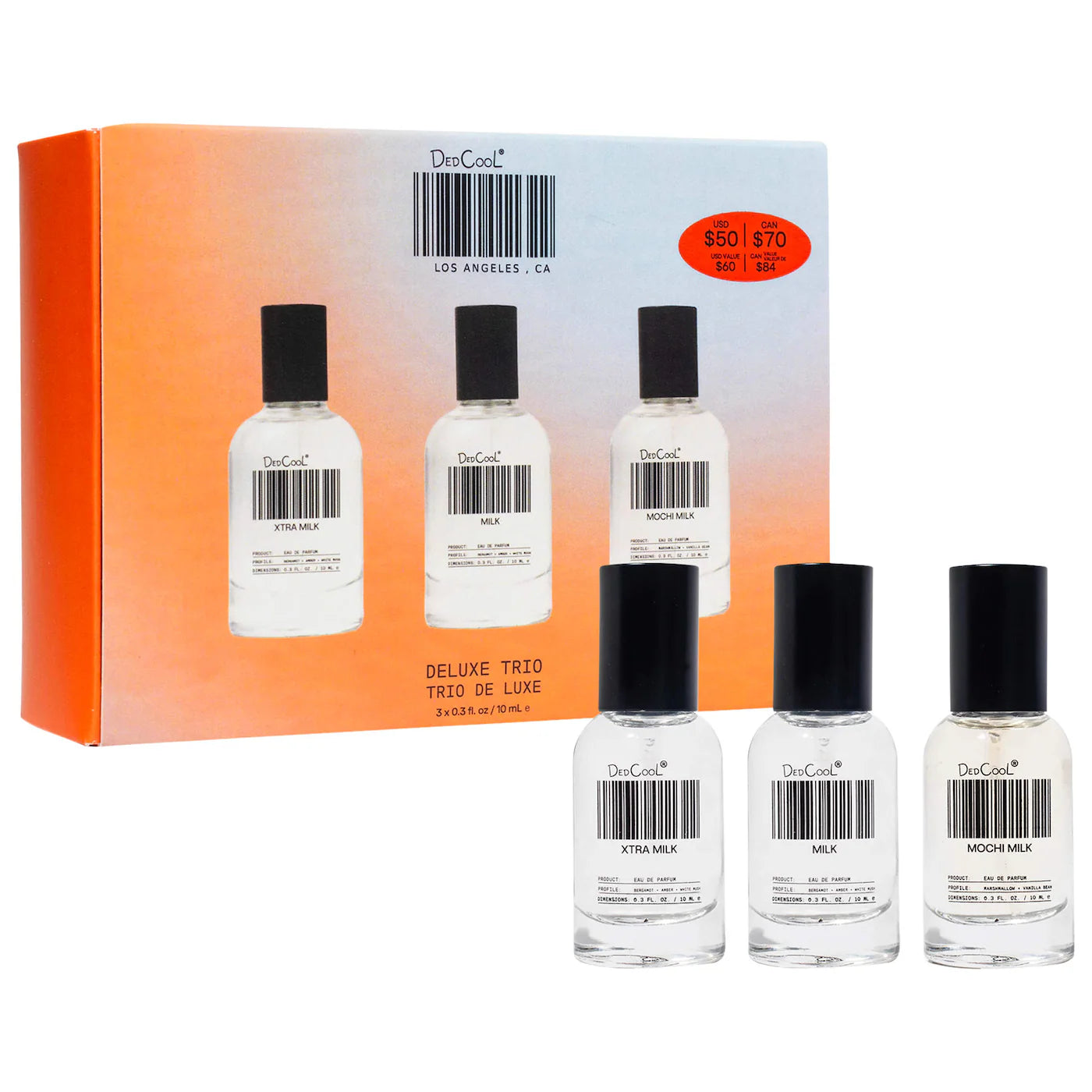 DedCool | Mini Milk Family Deluxe Trio Fragrance Sampler Set