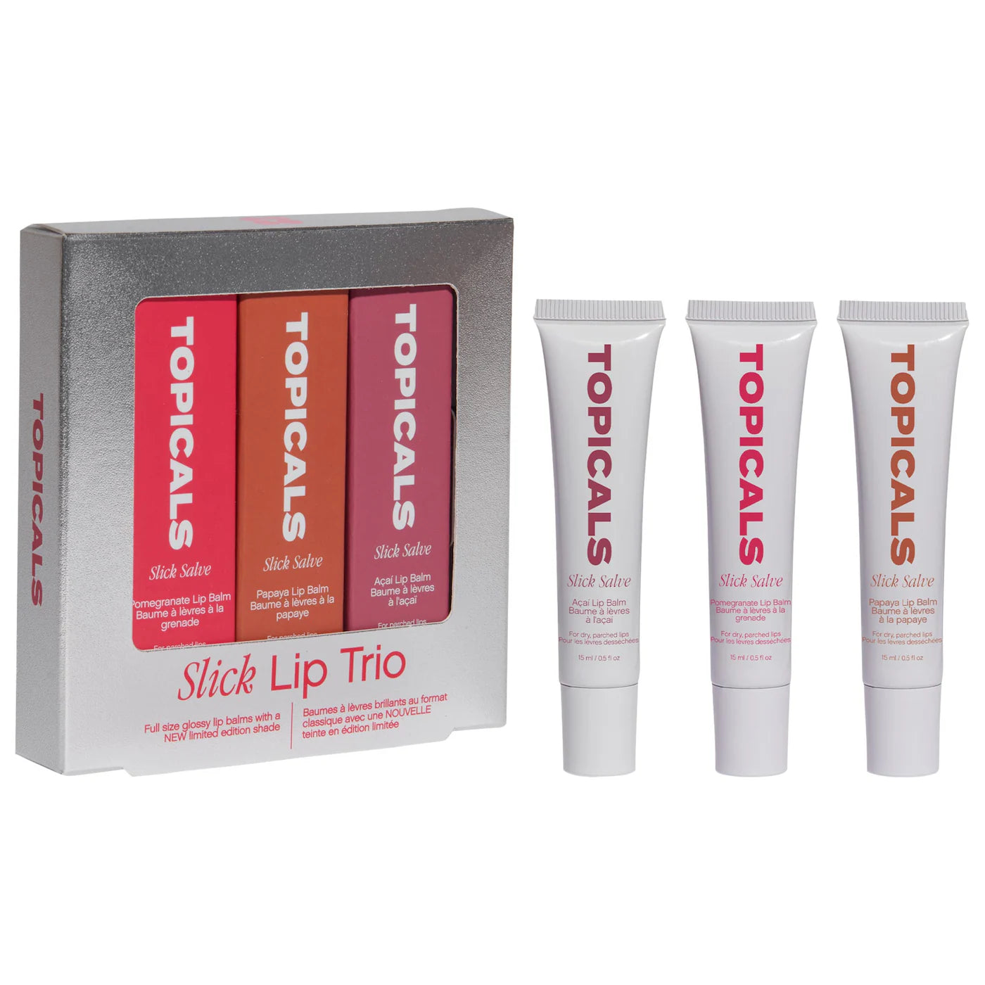Topicals | Slick Salve Glossy Lip Balm Trio