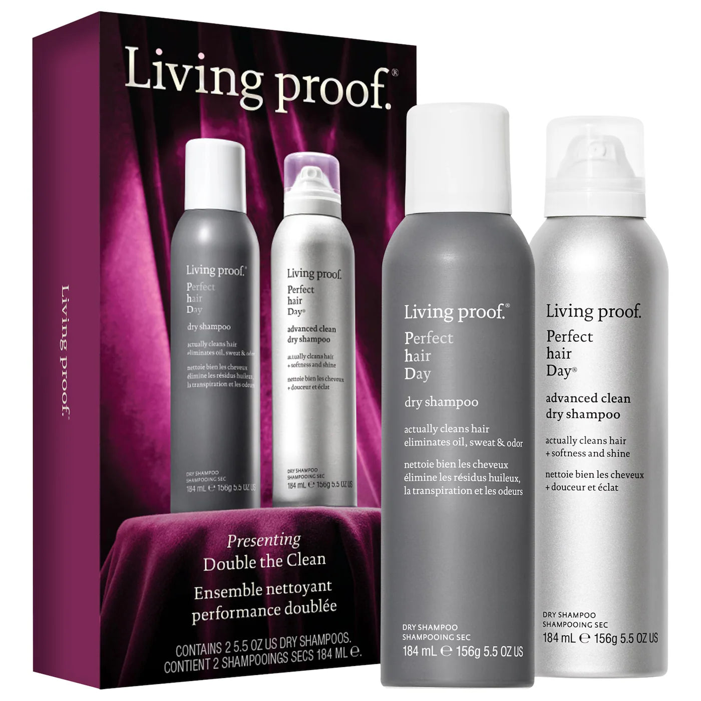 Living Proof | Double the Clean Perfect Hair Day™ Dry Shampoo Gift Set