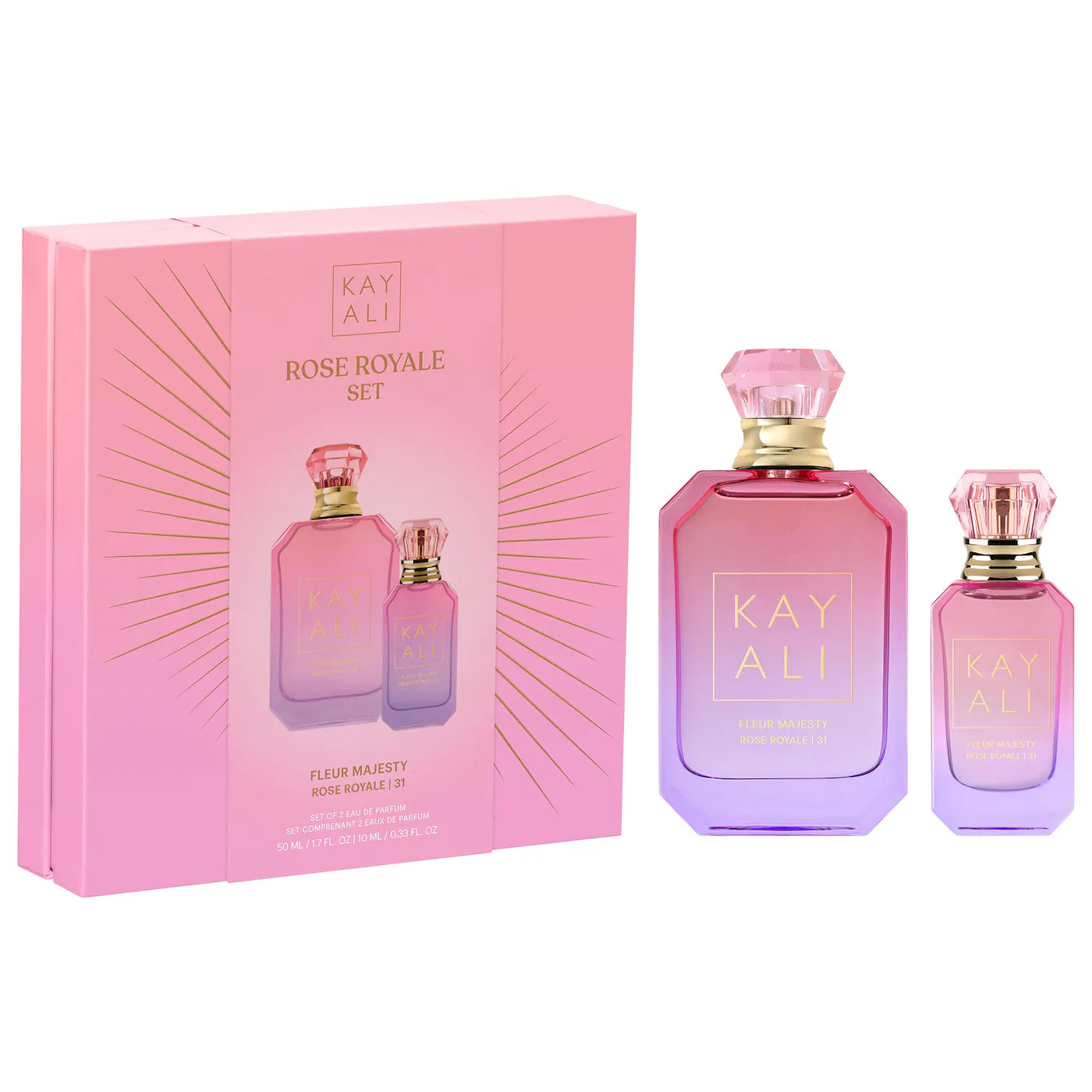 KAYALI | FLEUR MAJESTY ROSE ROYALE | 31 Eau de Parfum Duo Set
