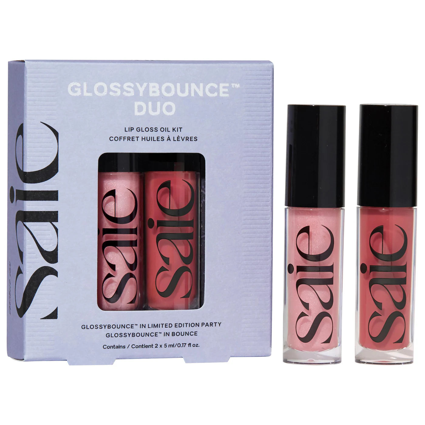 Saie | Glossybounce™ Lip Gloss-Oil Duo Gift Set