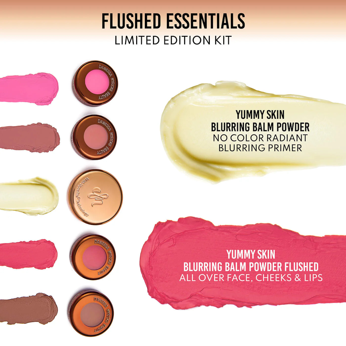 Danessa Myricks Beauty | Mini Yummy Skin Flushed Essentials: Face & Lip Makeup Gift Set