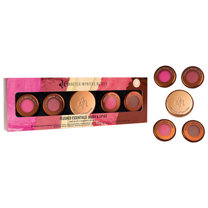 Danessa Myricks Beauty | Mini Yummy Skin Flushed Essentials: Face & Lip Makeup Gift Set