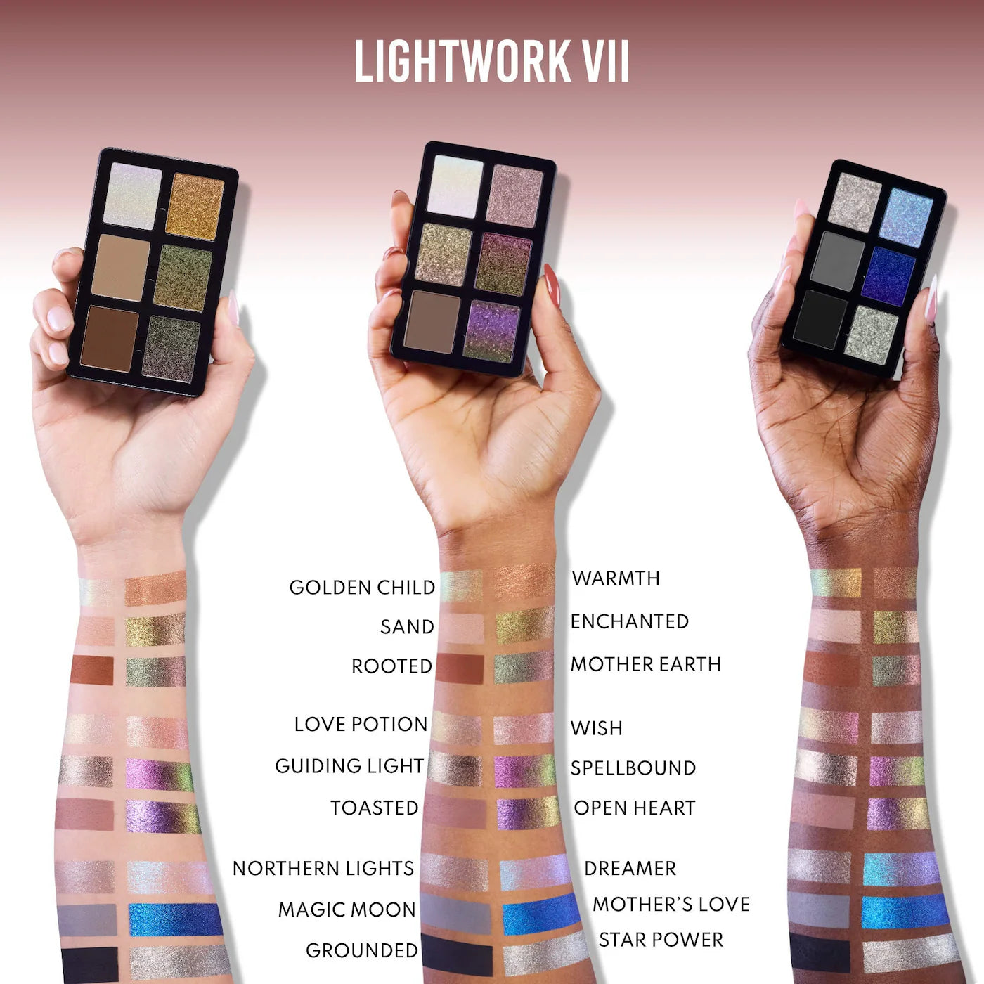 Danessa Myricks Beauty | LIGHTWORK VII The Freedom Makeup Palette: Magnetic, Customizable, Stackable Palette with Illuminating Pigments for Eyes, Face & Lips