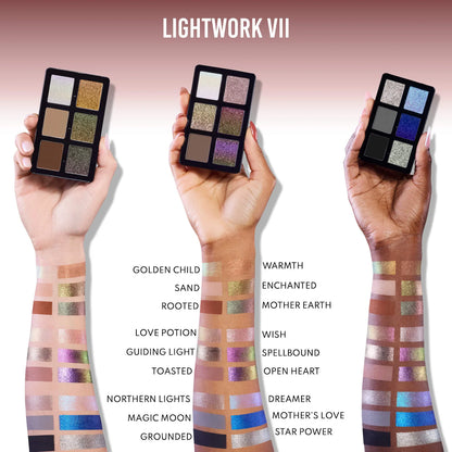 Danessa Myricks Beauty | LIGHTWORK VII The Freedom Makeup Palette: Magnetic, Customizable, Stackable Palette with Illuminating Pigments for Eyes, Face & Lips