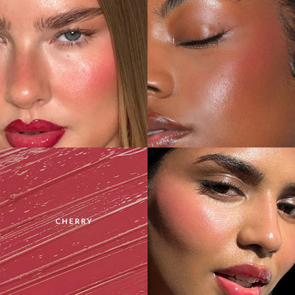 REFY | Cream Blush Duo with Duo Face Brush Gift Set