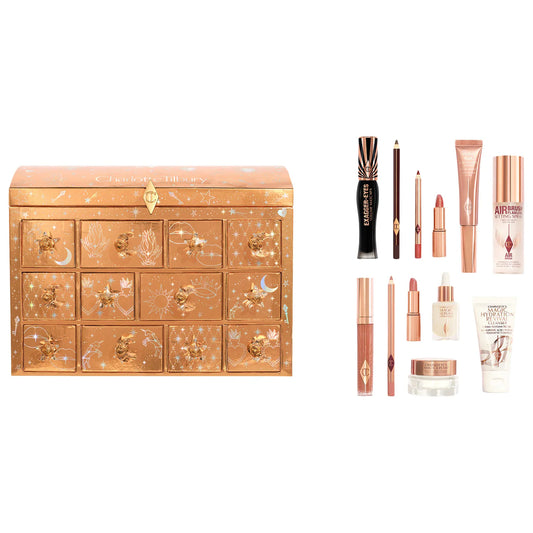 Charlotte Tilbury | Charlotte's Beauty Treasure Chest Makeup and Skincare Advent Calendar