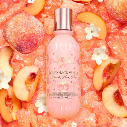 LoveShackFancy | Peach Pom Pom Hair & Body Mist
