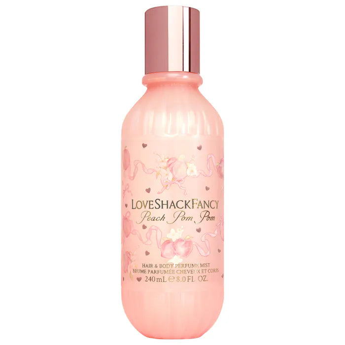 LoveShackFancy | Peach Pom Pom Hair & Body Mist