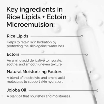 The Ordinary | Rice Lipids + Ectoin Microemulsion Moisturizer for Soothing Hydration & Reduced Redness