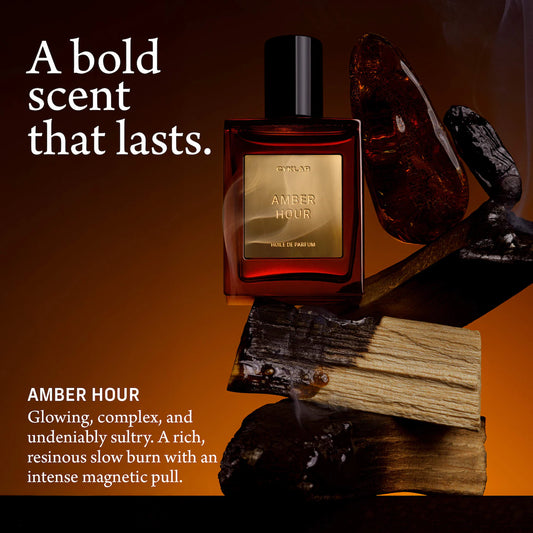 CYKLAR | Amber Hour Roll-On Perfume Oil with Palo Santo and Tonka Bean