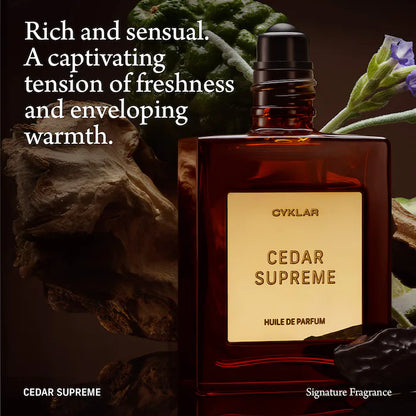 CYKLAR | Cedar Supreme Roll-On Perfume Oil with Tonka Bean