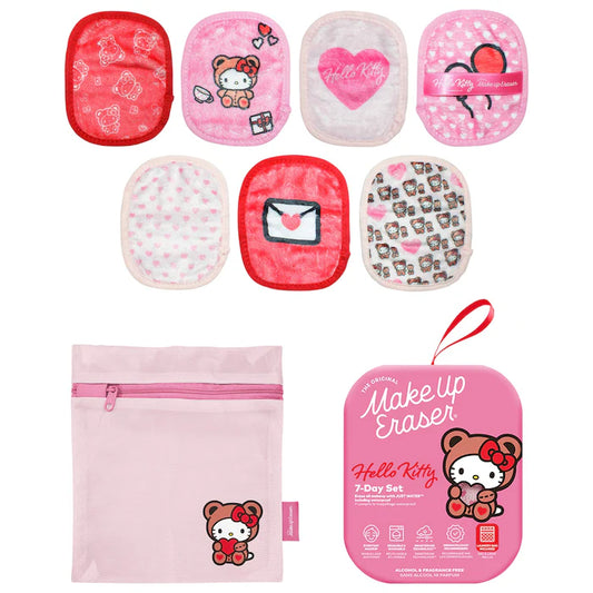 The Original MakeUp | MakeUp Eraser® Hello Kitty Cutie Pie 7- Day Set Reusable Makeup Remover