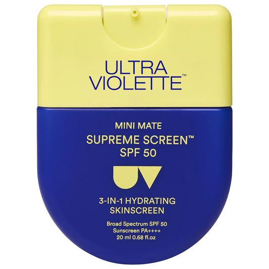 Ultra Violette | Supreme Screen SPF 50 Mini Mate Facial Sunscreen Moisturizer and Primer