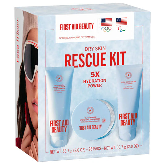 First Aid Beauty | Dry Skin Rescue Kit to Hydrate and Soothe