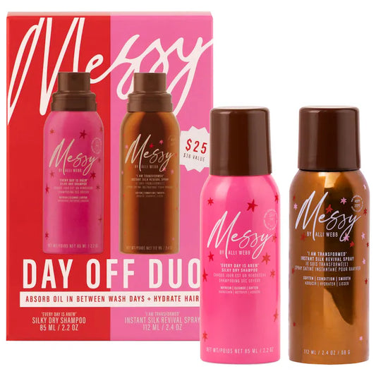 Messy by Alli Webb | Mini Silky Dry Shampoo & Instant Silk Revival Hair Refresh Spray Set
