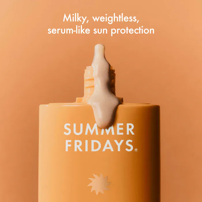 Summer Fridays | ShadeDrops Broad Spectrum SPF 50 Daily Mineral Milk Sunscreen
