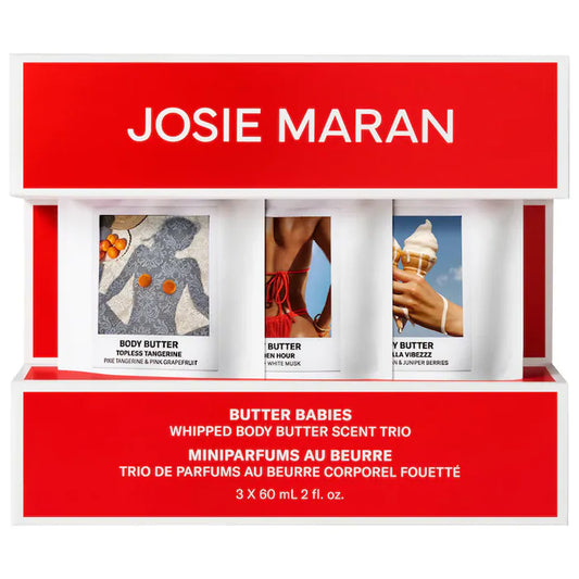 Josie Maran | Kit de 3 mini mantequillas corporales Butter Babies