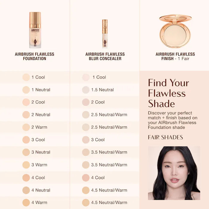 Charlotte Tilbury | Airbrush Flawless Crease-Proof Long-Wear Blur Concealer with Hyaluronic Acid